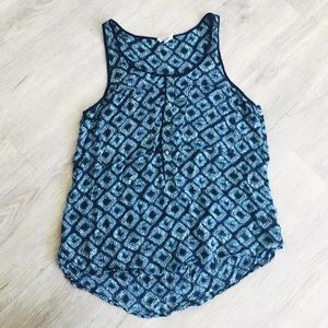 GREEN REPTILE PRINT TANK